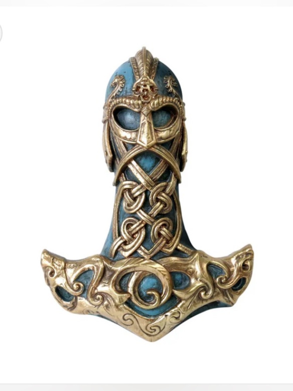 Thor’s Hammer Mjolnir Wall Plaque Alchemy Gothic Viking Decor